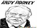 Andy Rooney Online Coloring Page Dibujo De Andyrooney Para Pintar Y Colorear