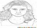 Anna Chapman Colorin Page Para Pintar Y Colorear Dibujo De La Rusa Anna Kushchenko