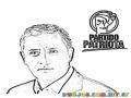General Otto Perez Molina Para Pintar Y Colorear Candidato A Presidente De Guatemala OttoPerezMolina