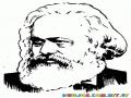 Karlmarx Dibujo De Karl Marx Para Pintar Y Colorear Al Filosofo Aleman Fundador Del Marxismo