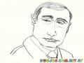Vladimirputin Dibujo Del Presidente De Rusia Vladimir Putin Para Pintar Y Colorear A Putinputin