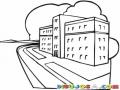 Hospitales Dibujo Del Edificio De Un Hospital Para Pintar Y Colorear