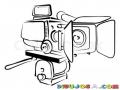 Camara De Video Profesional Para Pintar Y Colorear Videocamara De Estudio De Television