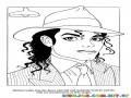 Colorear a Michael Jackson