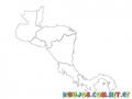 Colorear el mapa de Centro America