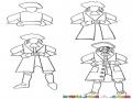 Como Aprender A Dibujar Un Pirata En Cuatro Pasos Para Pintar Y Colorear Dibujo Del Capitanpirata