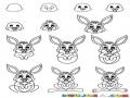 Como Aprender A Dibujar Un Conejito Para Pintar Y Colorear Dibujo De Conejo Facil De Hacer