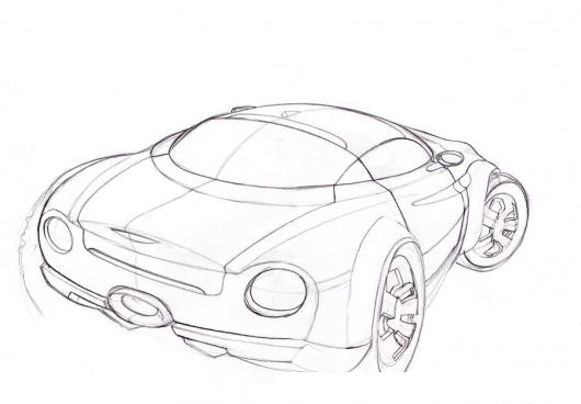 Dibujo De Prototipo De Un Carro Deportivo Visto Por Detras Para ... Dibujo De Prototipo De Un Carro Deportivo Visto Por Detras Para ...