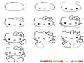 Como Dibujar A La Hello Kitty Paso Por Paso Para Pintar Y Colorear Dibujo De Hellokity