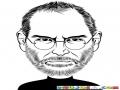 Stevejobs Dibujo Para Pintar Y Colorear A Steve Jobs Fundador De Apple