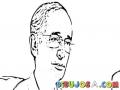 Alvarocolom Dibujo Del Expresidente De Guatemala Del 2008 Al 2011 Alvaro Colom Para Pintar Y Colorear