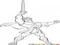 Dibujo De Hercules Con Espada Para Pintar Y Colorear