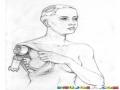 Dibujo De La Mujer Bionica Para Pintar Y Colorear