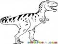 Dibujo Del Tiranosaurio Rex Para Pintar Y Colorear