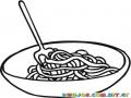 Colorear espagueti