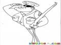 Dibujo De Policia Con Escopeta Para Pintar Y Colorear