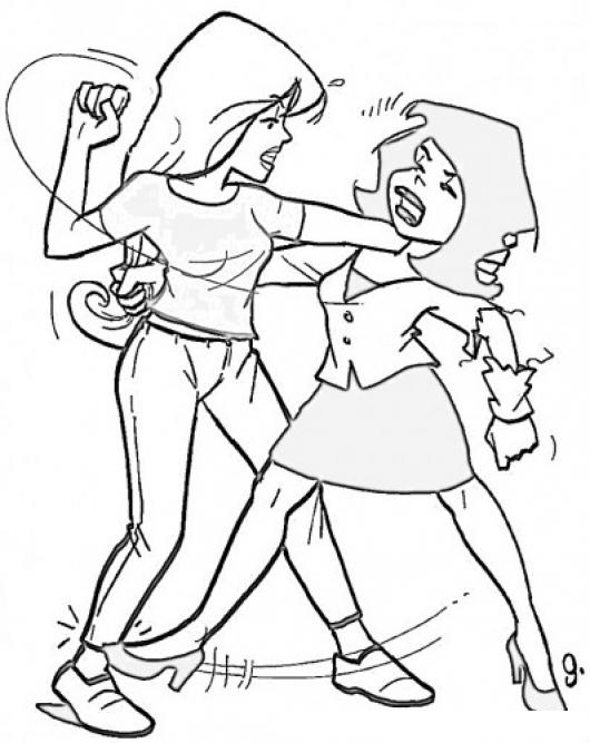 Dibujo para colorear Mujer - Img 11866