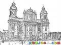 Catedral Metropolitana De Guatemala Para Pintar Y Colorear