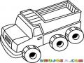Dibujo De Camionsito De Palangana Para Colorear Camion De Trabajo