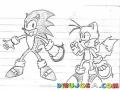 Dibujo De Sonic De Saga Saturn Para Colorear