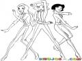Dibujo De Las Chicas De Charly Para Pintar Y Colorear 3 Super Chicas