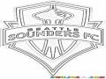 Seattle Sounders Fc Logo Del Equipo Para Pintar Y Colorear