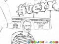 Fiverr.com Dibujo De 5 Dolares Ganados En Fiverr Para Pintar Y Colorear Idea Para Ganar Dinero En Internet
