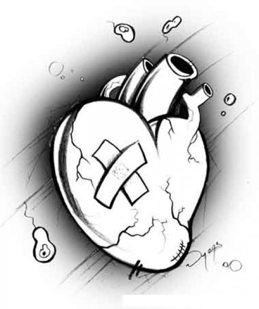 Dibujo Corazon Roto Dibujos Para Pintar Pictures