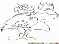 Dibujo Del Super Perro Del Pastel Para Pintar Y Colorear Al Perro De Los Pastetes Para Celebrar Cumpleanos De 5 Velitas