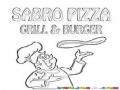 Sabro Pizza Dibujo De Sabropizza Para Pintar Y Colorear