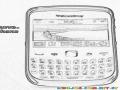 Colorear Telefono Blackberry Curve Smartphone 9300 3G
