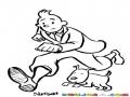 Dibujo De Tintin Para Pintar Y Colorear