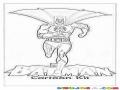 Batman Cartoon Kit Dibujo De Batman Corriendo Para Pintar Y Colorear