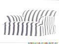 Colorear Sofa Rayado Como Zebra