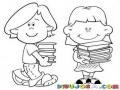 Libros Infantiles Dibujo De Ninos Con Libros Para Pintar Y Colorear