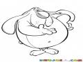 Obesidad En Perros Dibujo De Perro Gordo Para Pintar Y Colorear