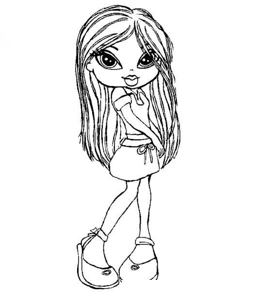 bratz para pintar