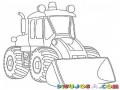 Dibujo De Tractor Caterpillar Para Pintar Y Colorear