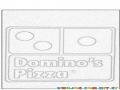 Colorear Logo De Dominos Pizza