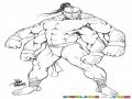 Dibujo De Goro Peleador De Cuatro Brazos De Mortal Combat Para Pintar Y Colorear Goromortalkombat