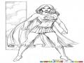 Superwoman Dibujo De La Super Mujer Para Pintar Y Colorear A Supermujer Superchica
