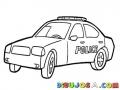 Carroplocia Dibujo De Carro De Policias Para Pintar Y Colorear Carro Policia