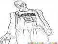 Rajonrondo.com Rajon Rondo Boston 9 NBA Rondorajon Coloring Page Para Pintar Y Colorear
