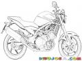 Dibujo De Motocicleta Cagiva Todo Proposito Para Pintar Y Colorear