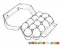Trece Huevos Para Pintar Y Colorear Dibujo De Carton De 13 Huevos