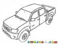 Dibujo De Troca Toyota Tacoma Para Pintar Y Colorear