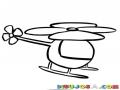 Helicopterito Dibujo De Un Helicoptero Pequeno Para Pintar Y Colorear