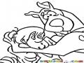 Dibujo De Scoobydoo Abrazando A Shaggy Muerto De Miedo Para Pintar Y Colorear