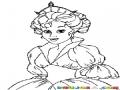 Dibujo De Reina Con Corona Para Pintar Y Colorear Reyna Bonita
