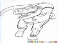 Dinosaurio En Patines Para Pintar Y Colorear Dibujo De Tiranosauro Rex Patinando A Toda Velocidad